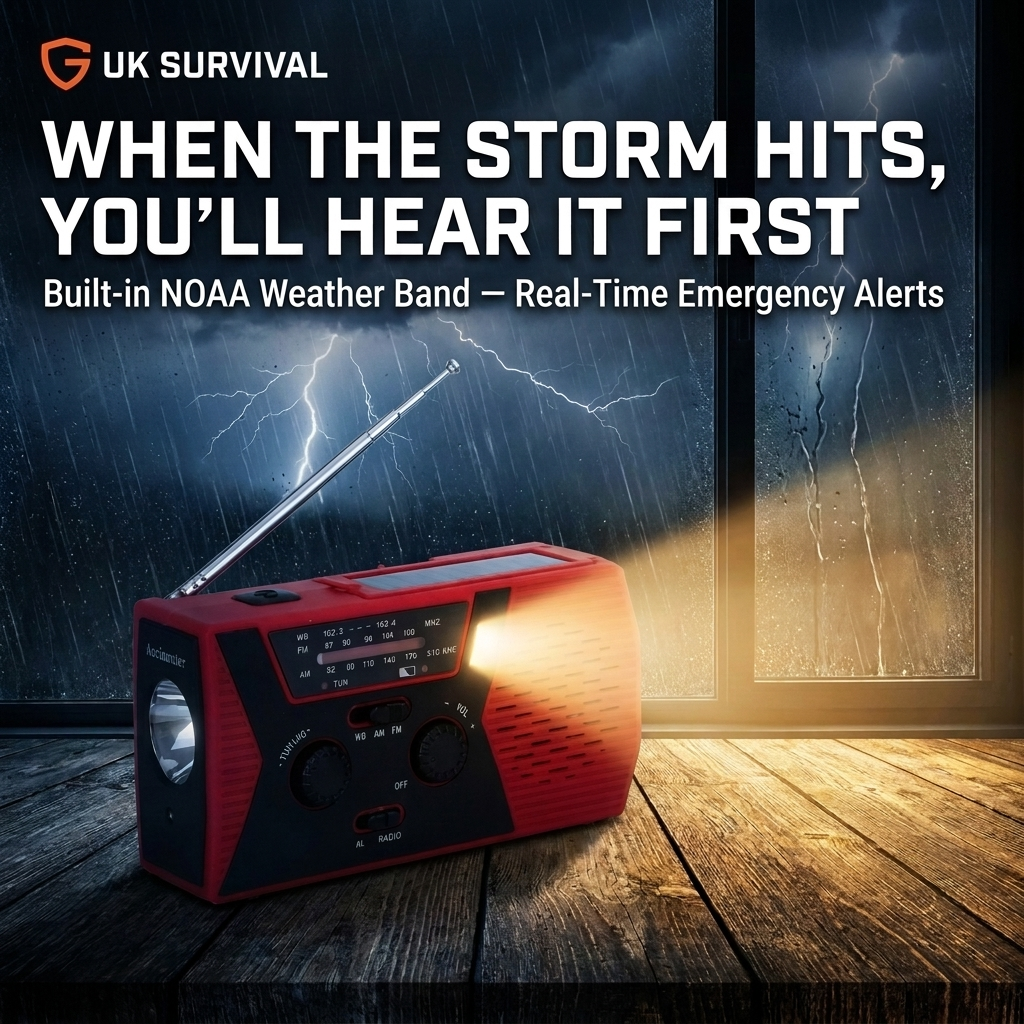 Lifeline Radio 4-in-1 Tool