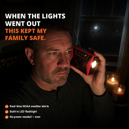 Lifeline Radio 4-in-1 Tool